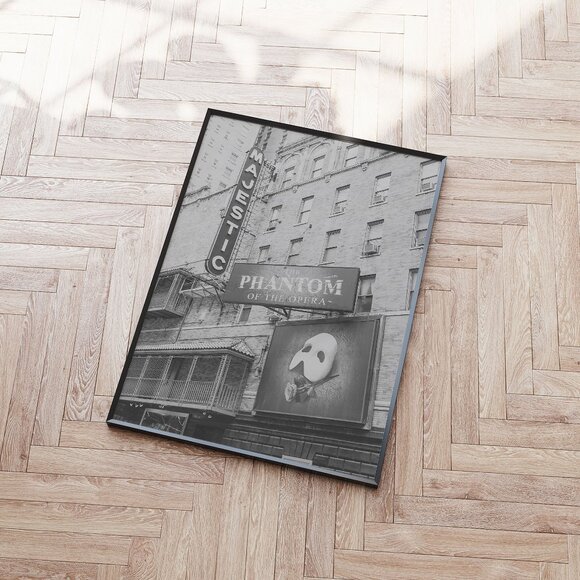 Majestic Theatre | 8x12 Unframed Photography Print | Black and White | wall art - Picture 5 of 8